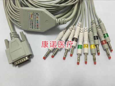 日本光电十二导心导图机线