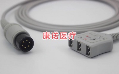 兼容迈瑞6针三导心电电缆
